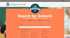 Desktop Screenshot of degreesolutions.com