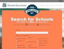 Tablet Screenshot of degreesolutions.com